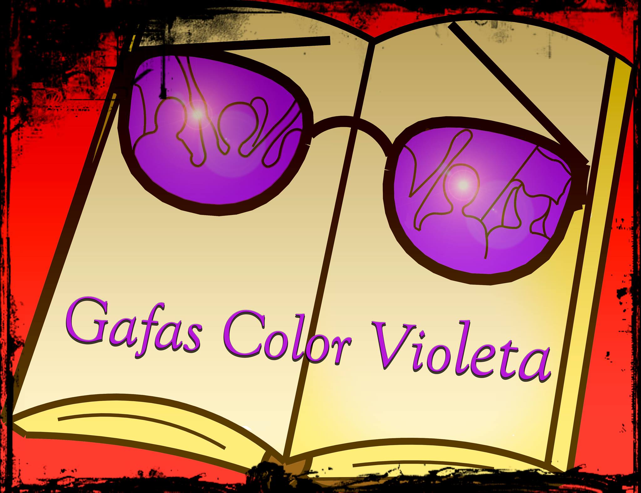 Organización Gafas Color Violeta